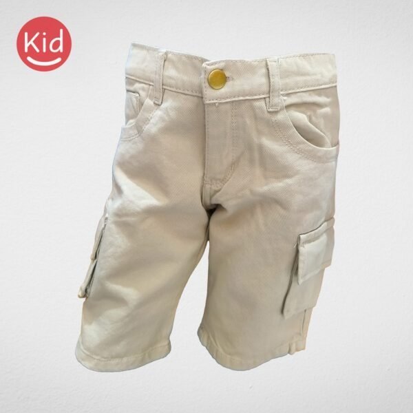 Bermuda gabardina cargo de Niño - Image 3